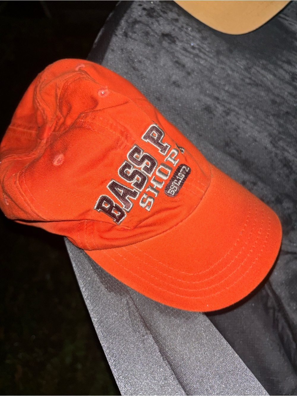 Bass Pro Shops Orange Embroidered Logo Cap